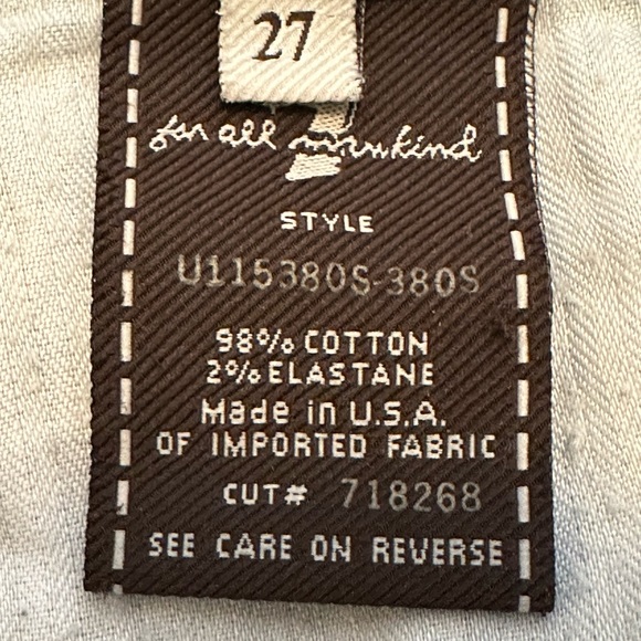 7 For All Mankind Dojo Jeans - Picture 5 of 7
